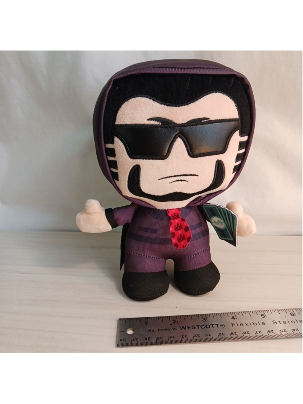 ROBLOX DevSeries Jailbreak BOSS PASS GAMER 8" Collector Plush Money Sunglasses